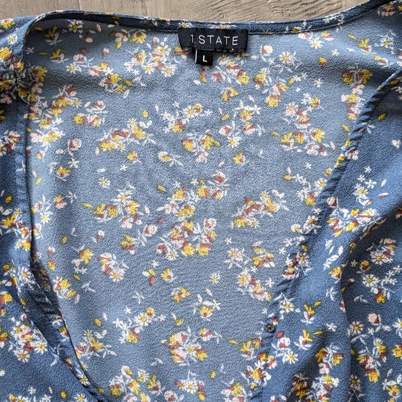 1. State Floral Jumpsuit Large - Picture 3 of 4